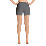 Pocketed Grey Yoga Shorts