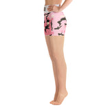 Pocketed Pink Yoga Shorts